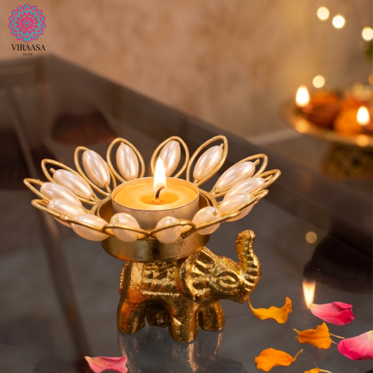 Elephant T-Light Holder