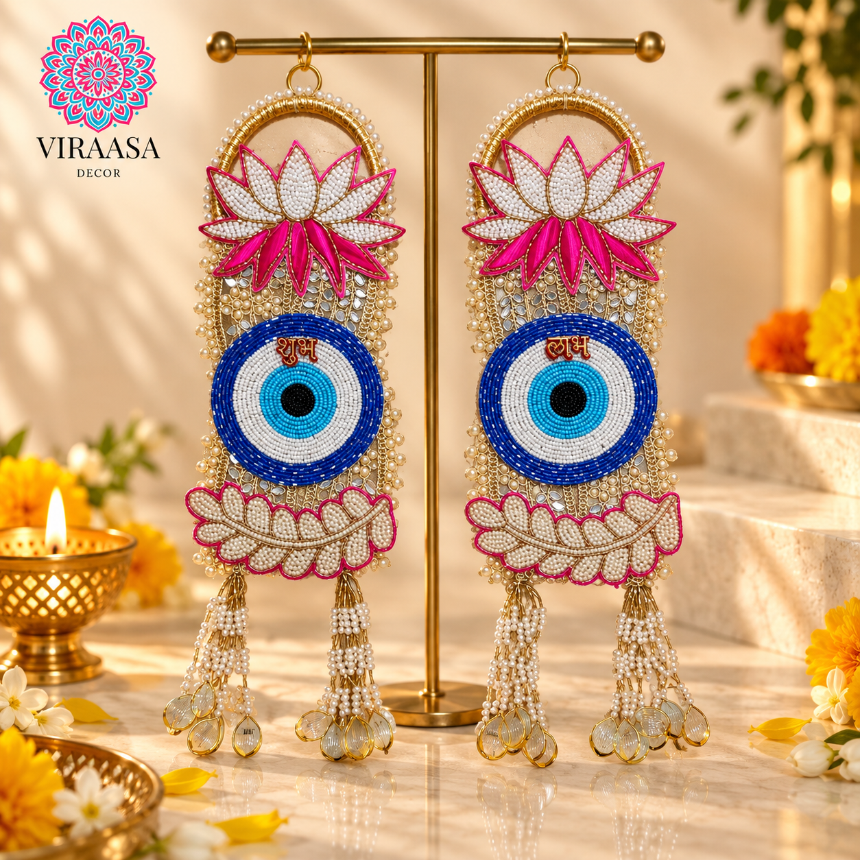 Evil Eye Shubh Labh Hanging Style 1 style 2